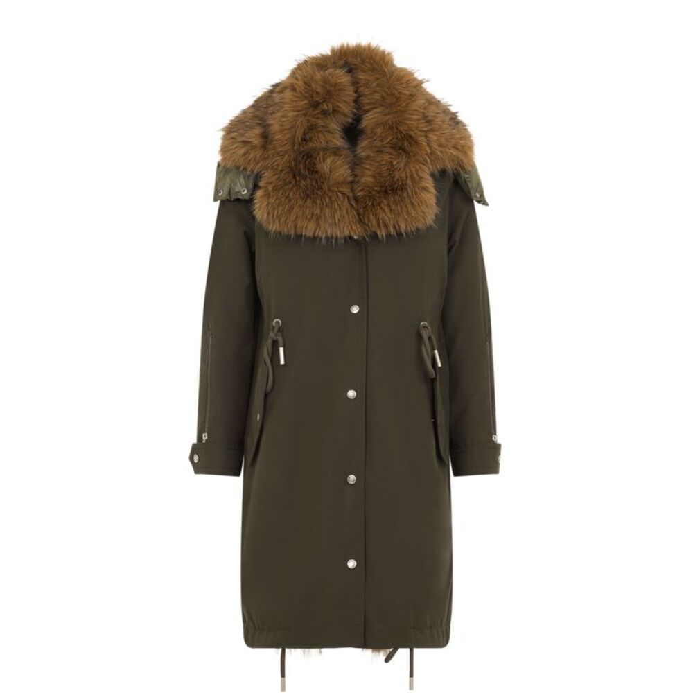 Moncler Halicte Long Parka Women